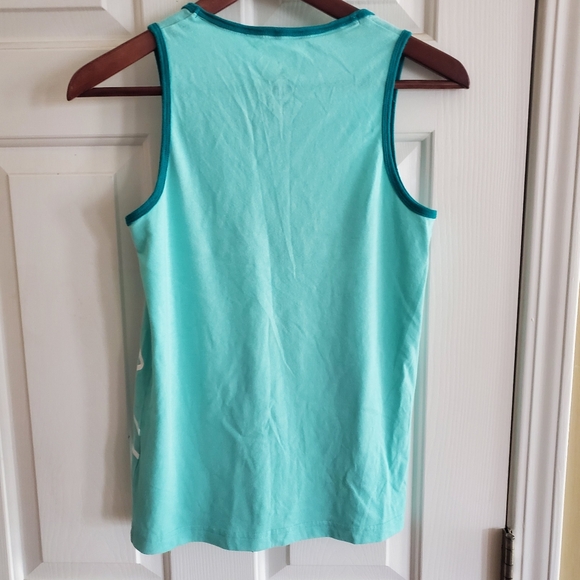JORDAN WINGS BOYS GRAPHIC TANK BASKETBALL TANK TOP TURQUOISE Size M (10/12) - Picture 2 of 4